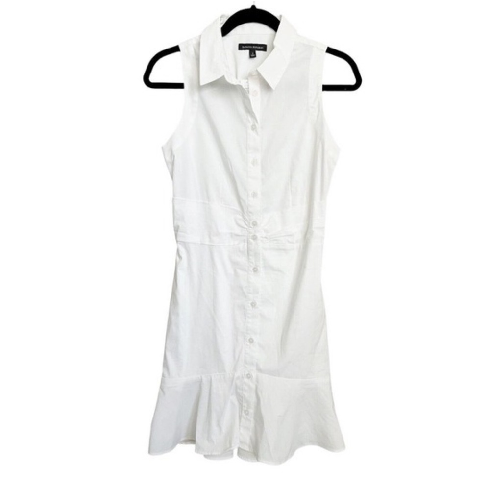 Banana Republic white dress